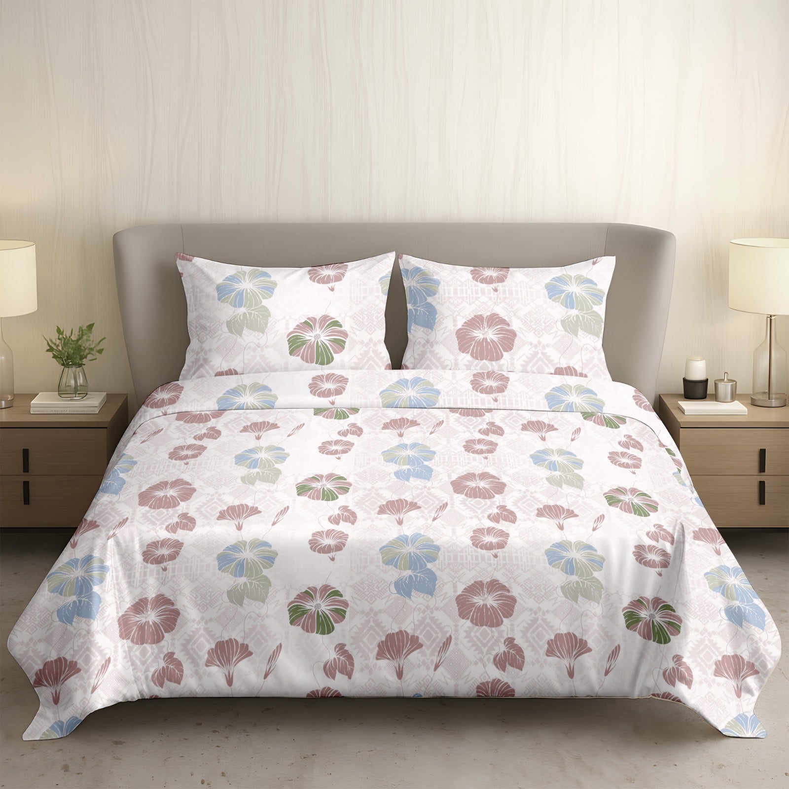 Nouveau King Size Bedsheet - 1050