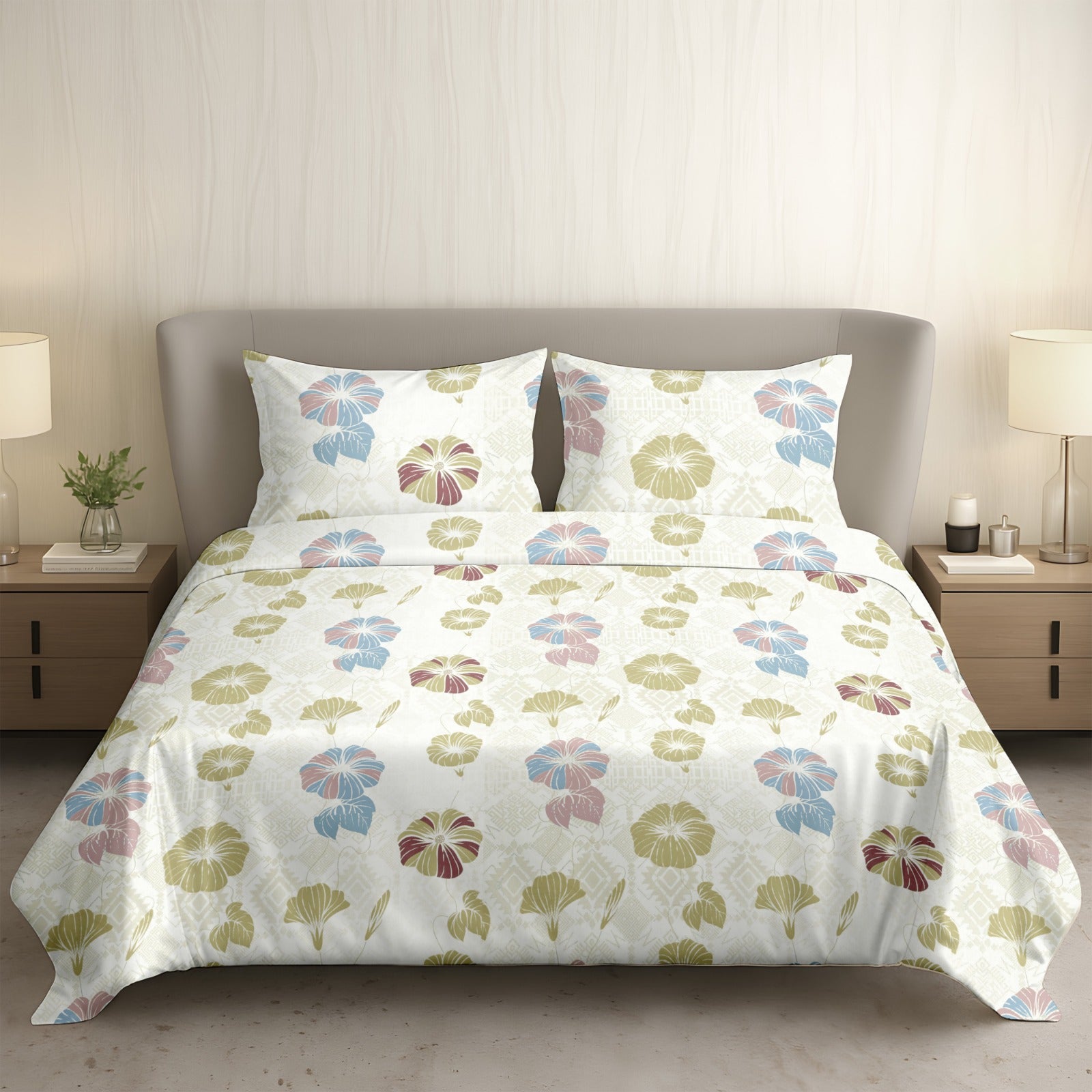 Nouveau King Size Bedsheet - 1050
