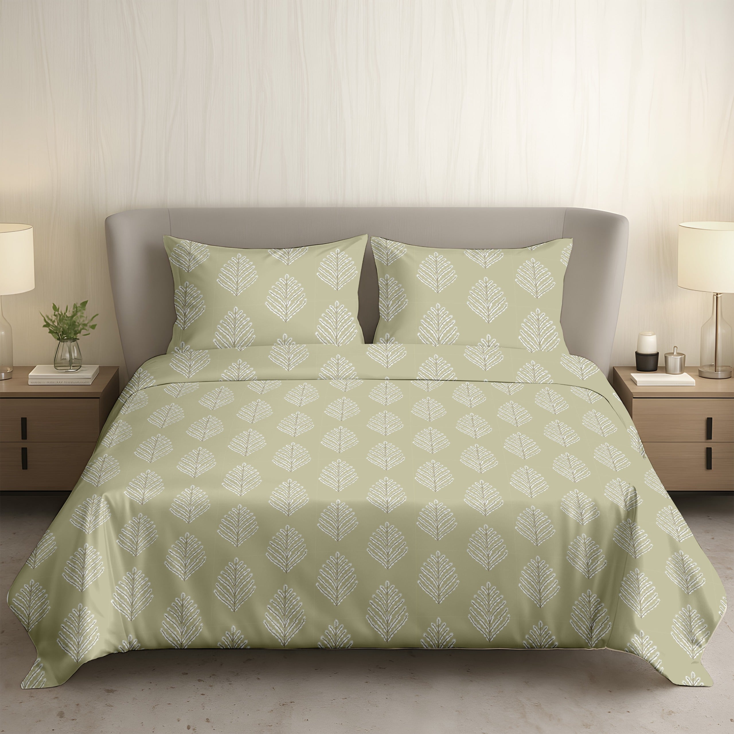 Nouveau King Size Bedsheet - 1052
