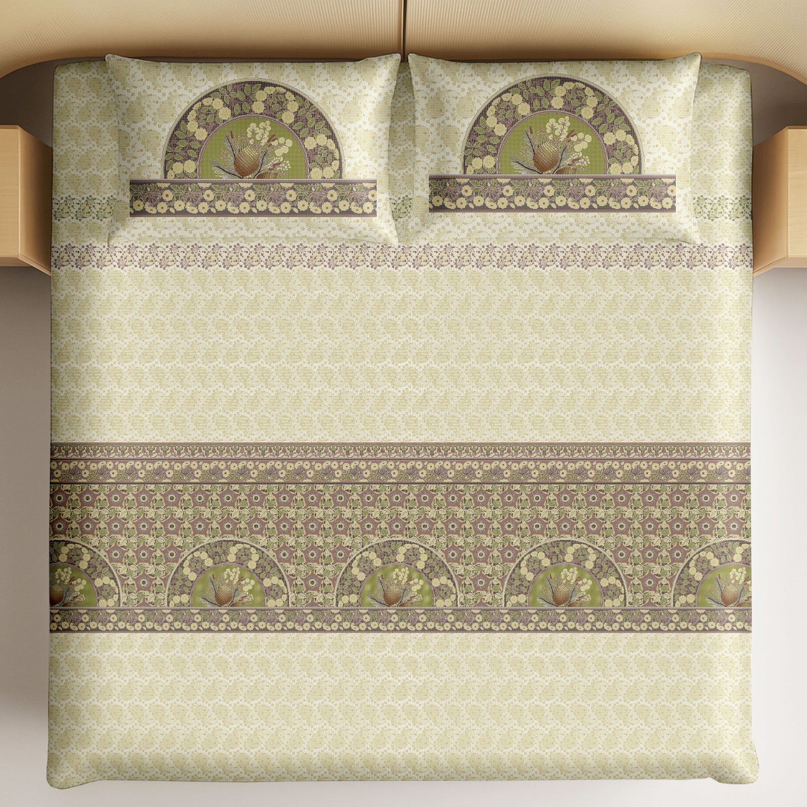 Reva King Size Bedsheet - 636