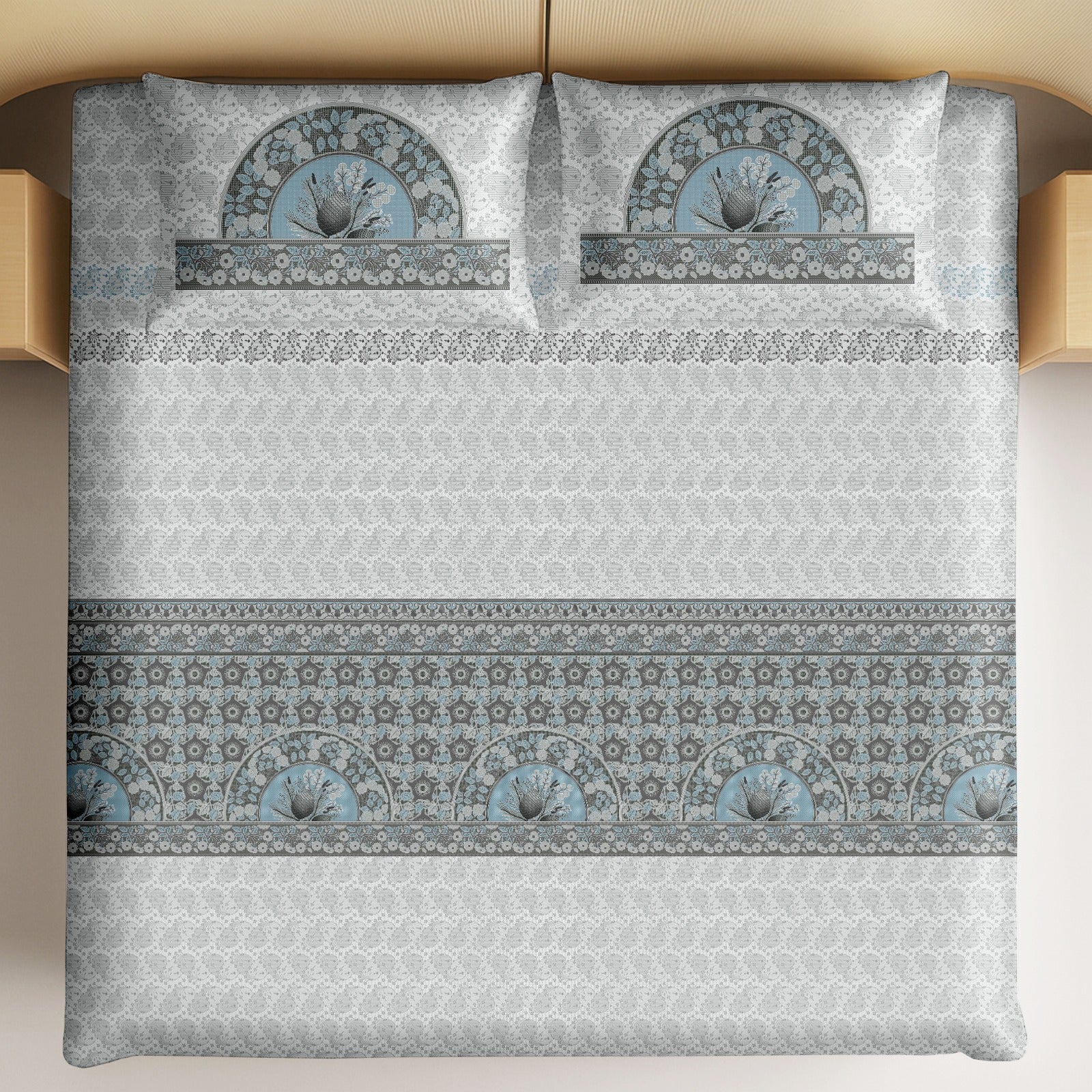 Reva King Size Bedsheet - 636