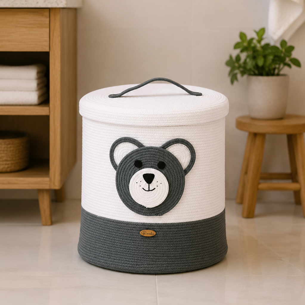 Panda Laundry Basket