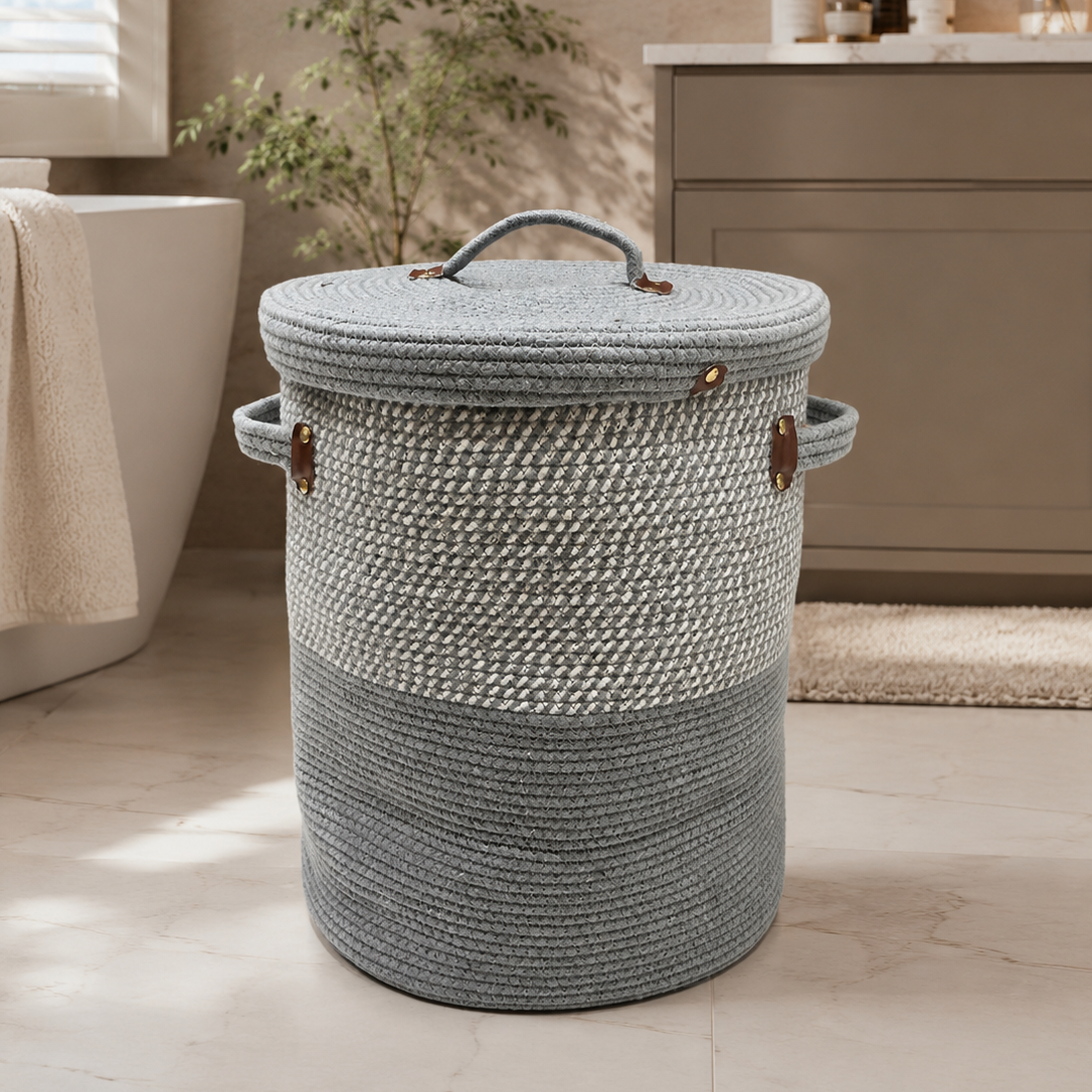 Jute Laundry Basket