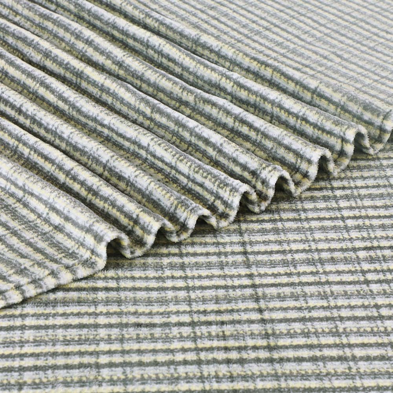 Sutton Warm Bedsheet Double bed with 2pc Pillow Cover | Gray Texture