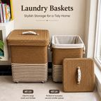Wheel Laundry Basket Rectangle